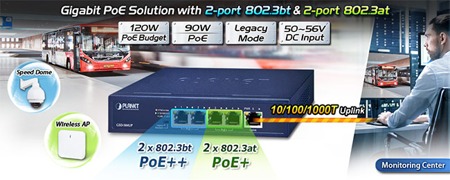 IGS-1020PTF Industrial 8-Port 10/100/1000T 802.3at PoE + 2-Port