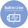 Built-in Li-ion