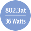 802.3at 36 Watts