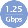 1.25 Gbps