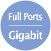 Full Ports Gigabit