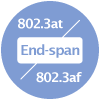 802.3at End-span 802.3af