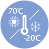 70°C~-20°C
