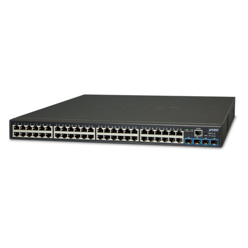 48-port 10/100/1000T + 4-port 10G SFP+ Web Smart Switch GS-2240-48T4X