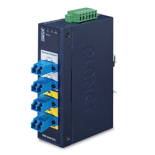Industrial 2-Channel Optical Fiber Bypass Switch IFB-244 Series