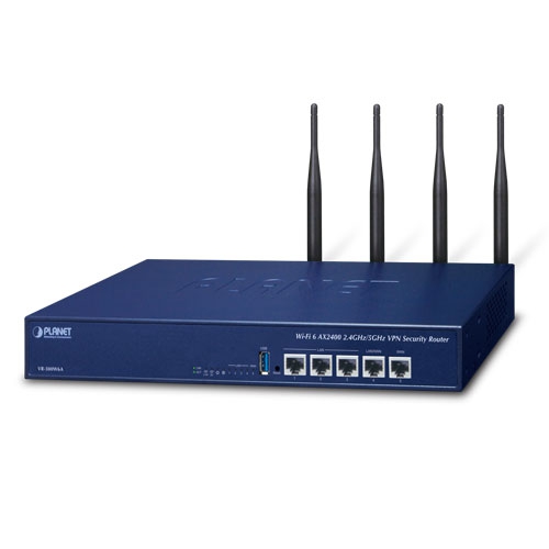Wi-Fi 6 AX2400 2.4GHz/5GHz VPN Security Router VR-300W6A