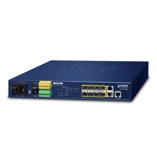 6-Port 100/1000X SFP + 2-Port 1G/2.5G SFP + 2-Port 10/100/1000T Managed Metro Ethernet Switch MGSD-10080F