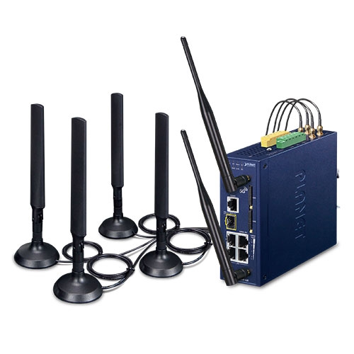 Industrial 5G NR Cellular Wireless Gateway with 1-Port 1000X SFP ICG-2515FW-NR