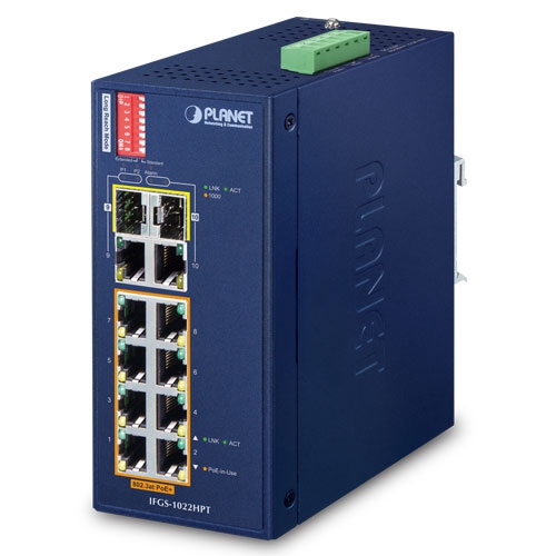 Full gigabit 10-port Ethernet fiber switch-Security Ethernet Switch