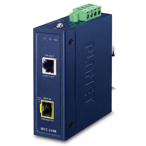 Industrial EtherCAT Media Converter IECC-210R