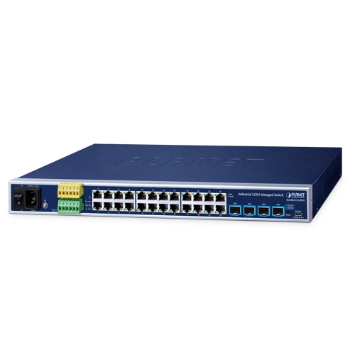 Industrial L2/L4 24-Port 10/100/1000T + 4-Port 10G SFP+ Managed Ethernet Switch IGS-R4215-24T4X