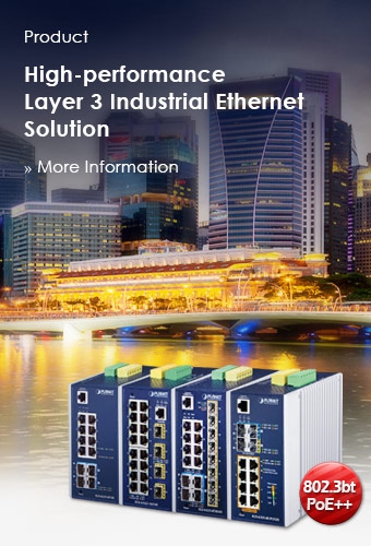 High-performance Layer 3 Industrial Ethernet Solution, DIN-rail Managed Ethernet Switches