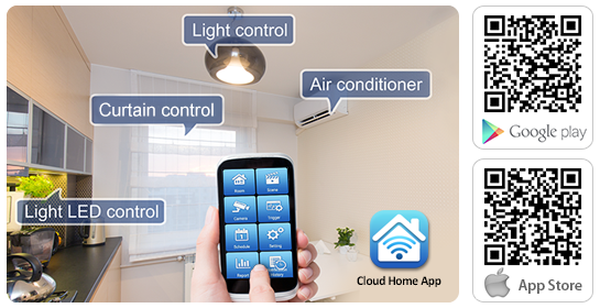 Remotely Access through PLANET Cloud Home app