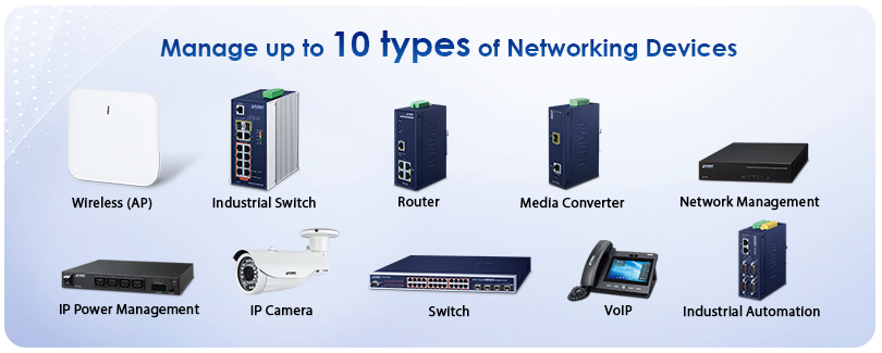 IT administrators will be able to monitor and manage 10 types of networking